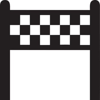 Flag icon symbol vector image. Illustration of the waving flag location design image. EPS 10.