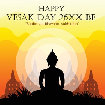 Hari raya waisak vector