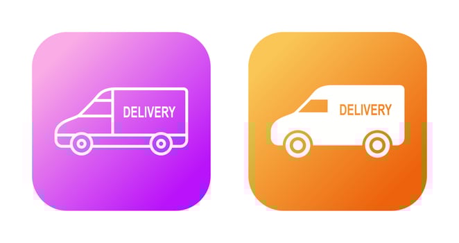 Delivery Car Vector Icon