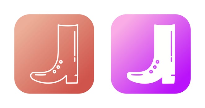 Cowboy Boot Vector Icon