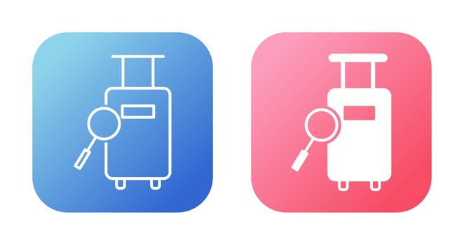 Find Luggage Vector Icon