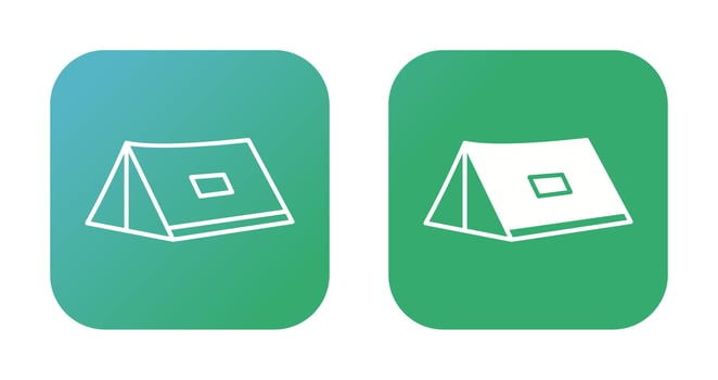 Tent Vector Icon