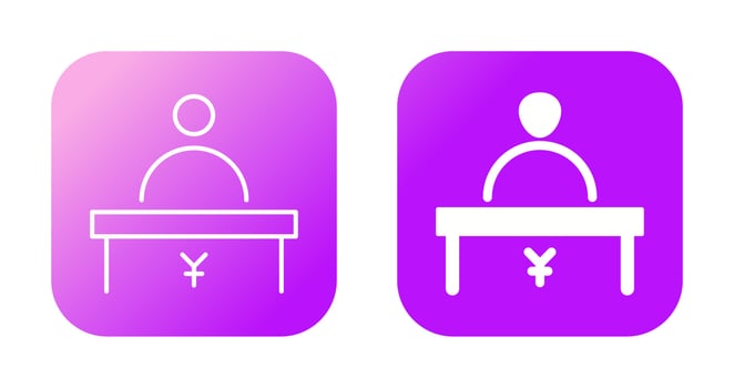 Cashier Vector Icon