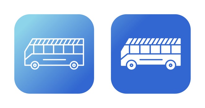 School Bus Vector Icon