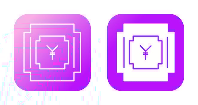 Yen Symbol Vector Icon