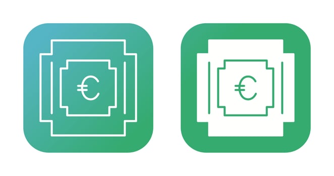 Euro Symbol Vector Icon