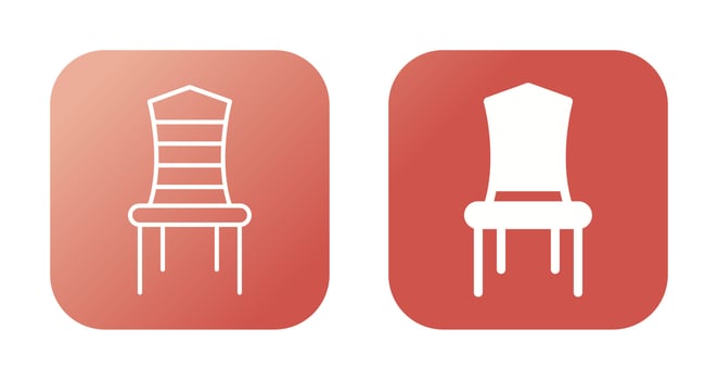 Conference Room Chair Vector Icon