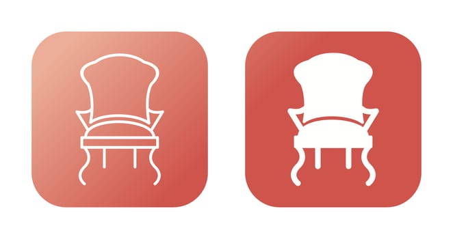 Comfortable Chair Vector Icon
