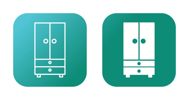 Cupboard Vector Icon