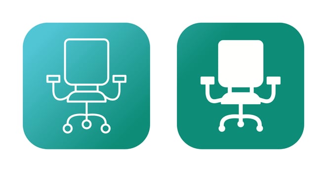 Office Chair Vector Icon