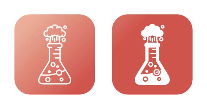 Lab Explosion Vector Icon