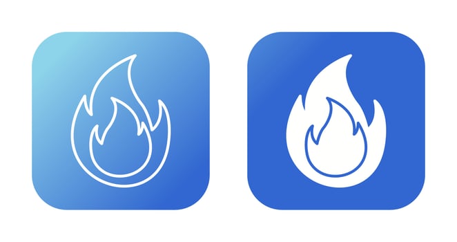 Flame Vector Icon