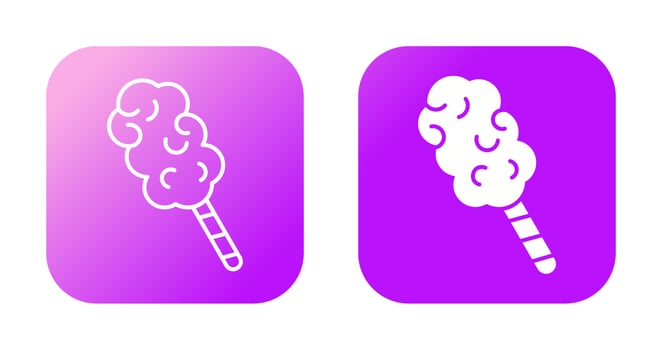 Cotton Candy Vector Icon