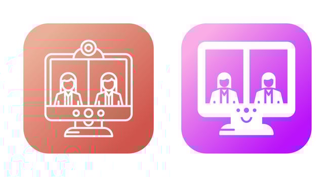 Video Call Vector Icon