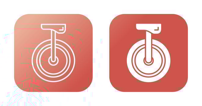 Unicycle Vector Icon