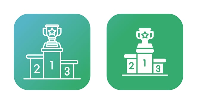 Podium Vector Icon