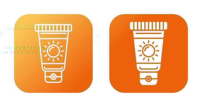 Sunscreen Vector Icon