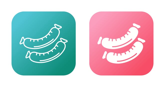 Sausage Vector Icon