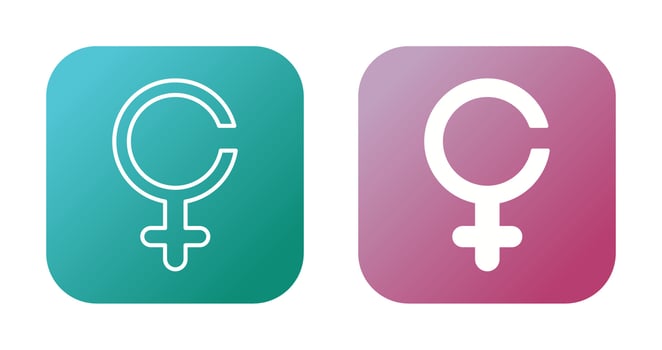 Female Sign Vector Icon