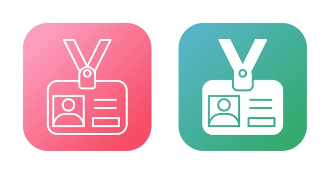 Id Card Vector Icon