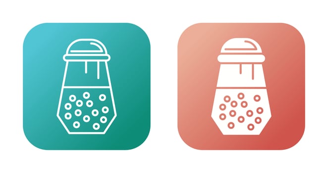 Salt Shaker Vector Icon