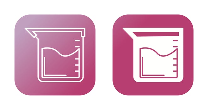 Beaker Vector Icon