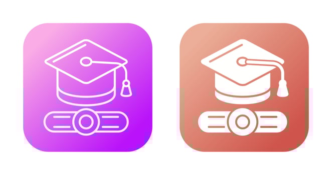 Graduated Vector Icon