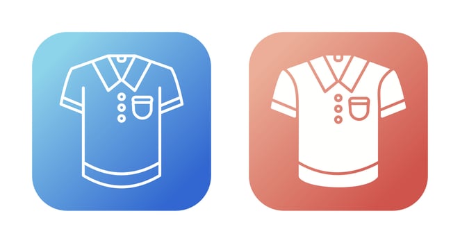 Polo Shirt Vector Icon