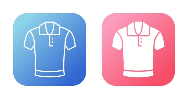 Polo Shirt Vector Icon