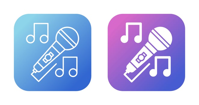 Karaoke Vector Icon