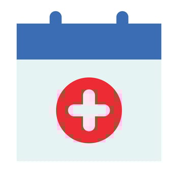 World health day celebration icon set vector