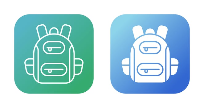 Backpack Vector Icon