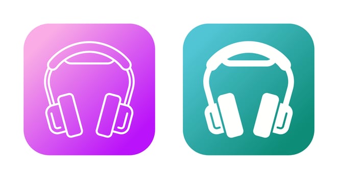 Headphones Vector Icon