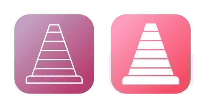 Traffic Cone Vector Icon