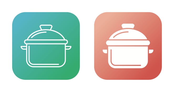 Cooking Pot Vector Icon