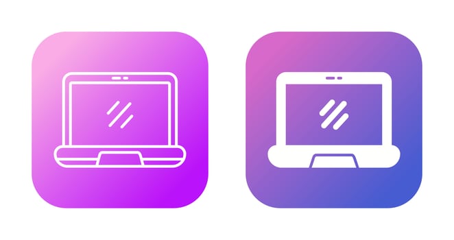 Unique Glyph Icons vector
