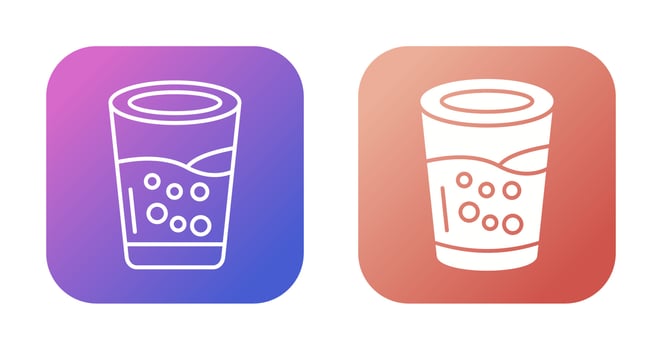 Glass Of Water Vector Icon