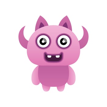 cute vector illustration monster design