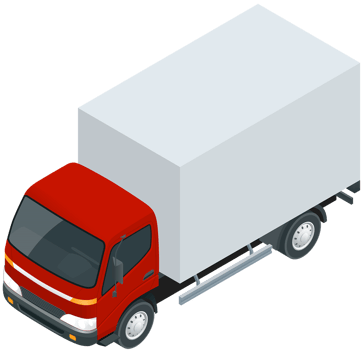 Red Truck Transportation png
