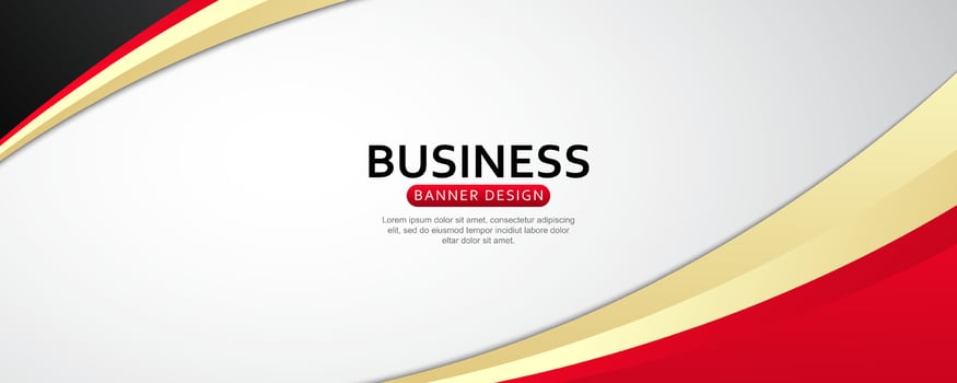 Modern business presentation template. Wavy style frame design. vector
