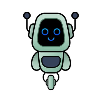 illustration vector robot design kawaii