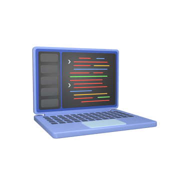 Coding 3D illustration png
