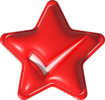 3D illustration Like or correct symbol,Confirmed or approved button png