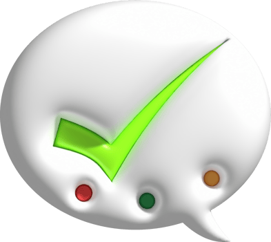 3D illustration Like or correct symbol,Confirmed or approved button png