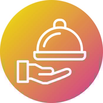 Room service Vector Icon Design Illustration