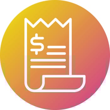 Bill Vector Icon Design Illustration