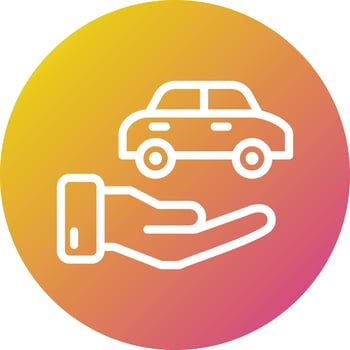 Car insurance Vector Icon Design Illustration