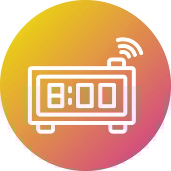 Clock Vector Icon Design Illustration