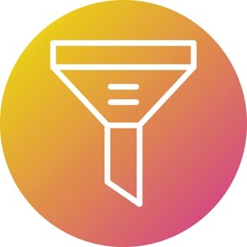 Funnel Vector Icon Design Illustration