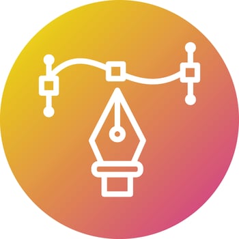 Pen tool Vector Icon Design Illustration
